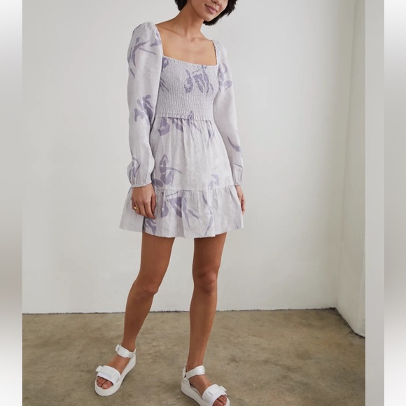 Wilfred Tempest Dress — Light Birch/Gull Grey — In size XXS - Picture 5 of 6